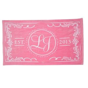 Lauren James LJ Logo Beach Blanket